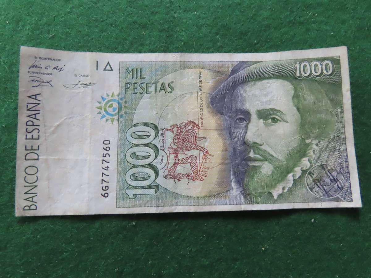 Spain - 1992 (1996) - 1000 Pesetas Bank Note - VF