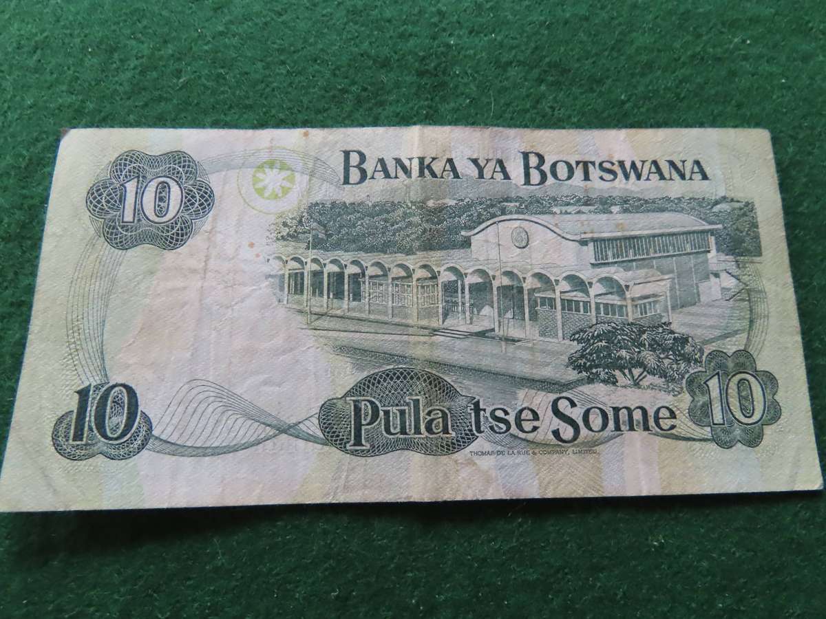 Botawana 1992-1995 Issue - 10 Pula Signature 4 - VF