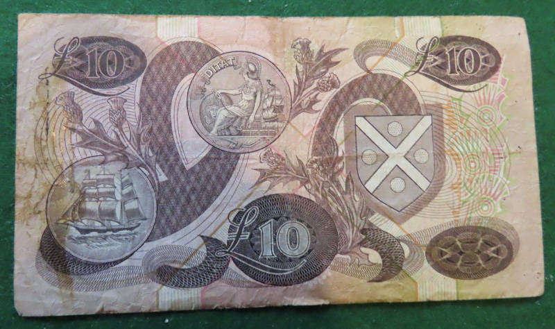Great Britain - Bank of Scotland £10 Note - Edinburgh 6th August 1987