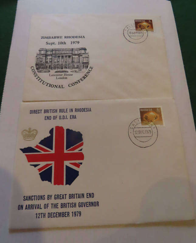 Rhodesia - Last Days of Rhodesia Envelopes