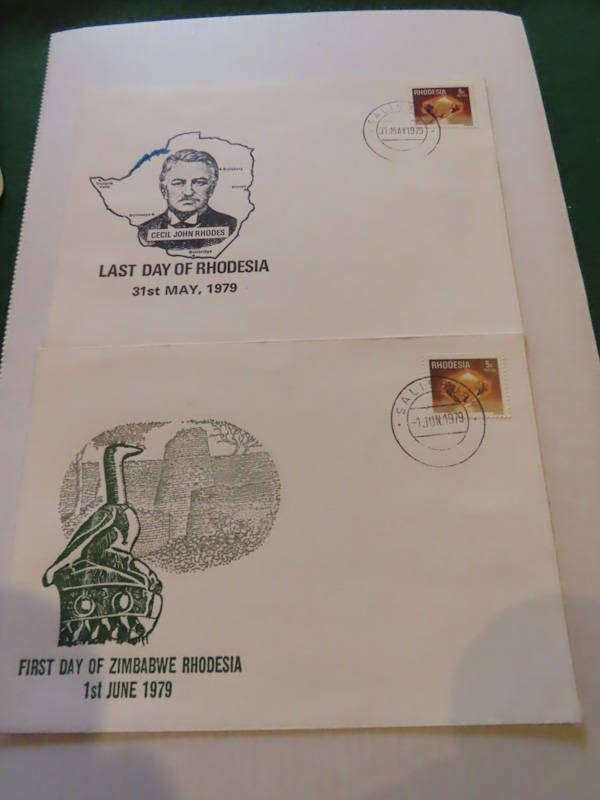 Rhodesia - Last Days of Rhodesia Envelopes