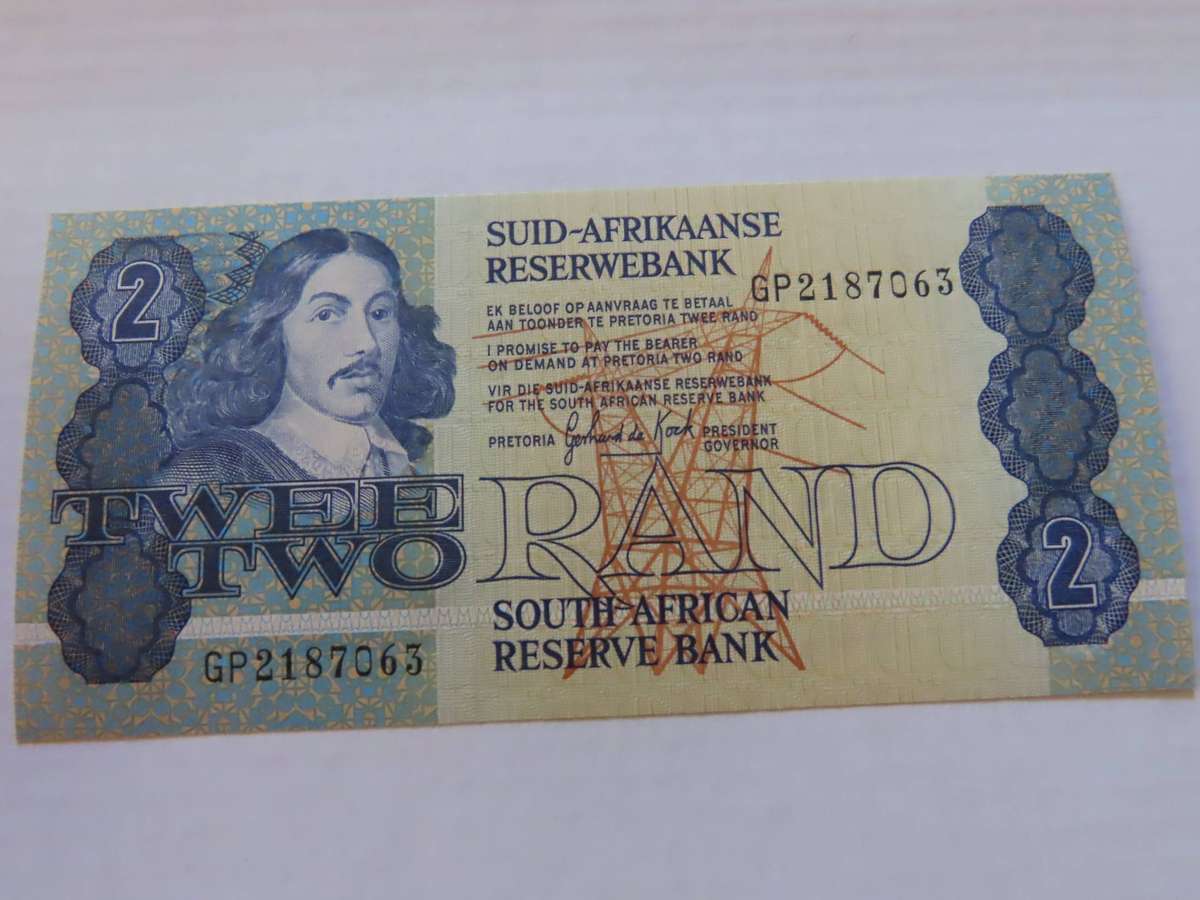 South Africa - Gerhard De Kock - R2 Bank Note UNC