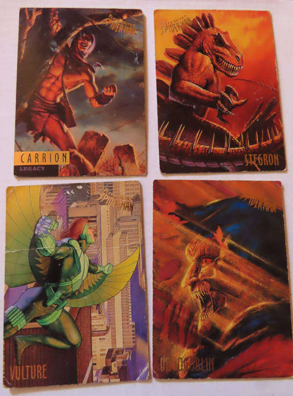 Fleer Ultra - Spiderman set - 4 Cards