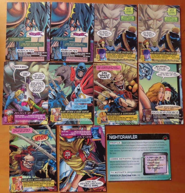 Fleer Ultra X Men - 10 Cards