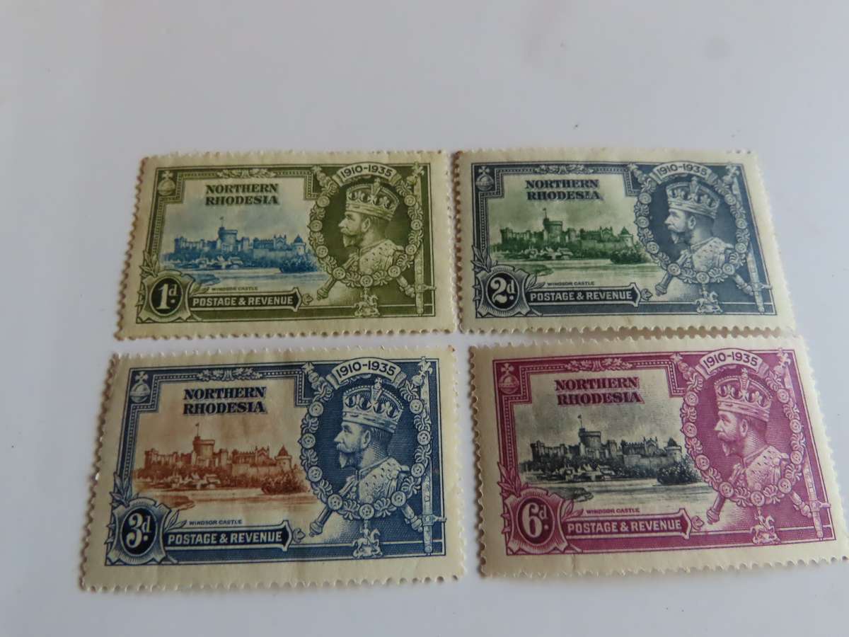 Rhodesia - Northern Rhodesia 1935 set of 4 Mint