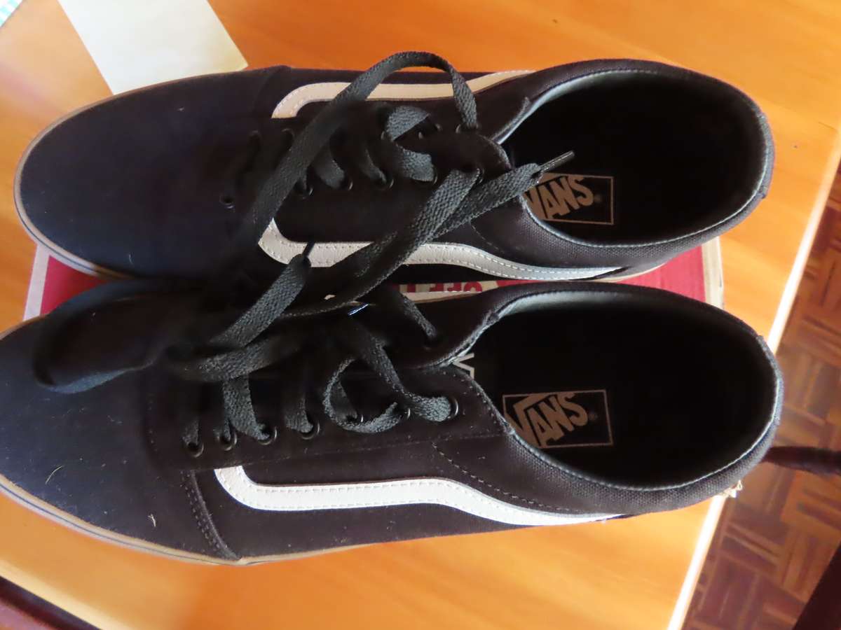 Vans Mens Ward Classic Canvas Trainers Shoes - UK 12 / US 13