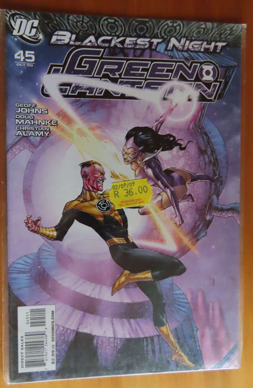 Comics -3 comics Green Lantern in plastic sleeve never read