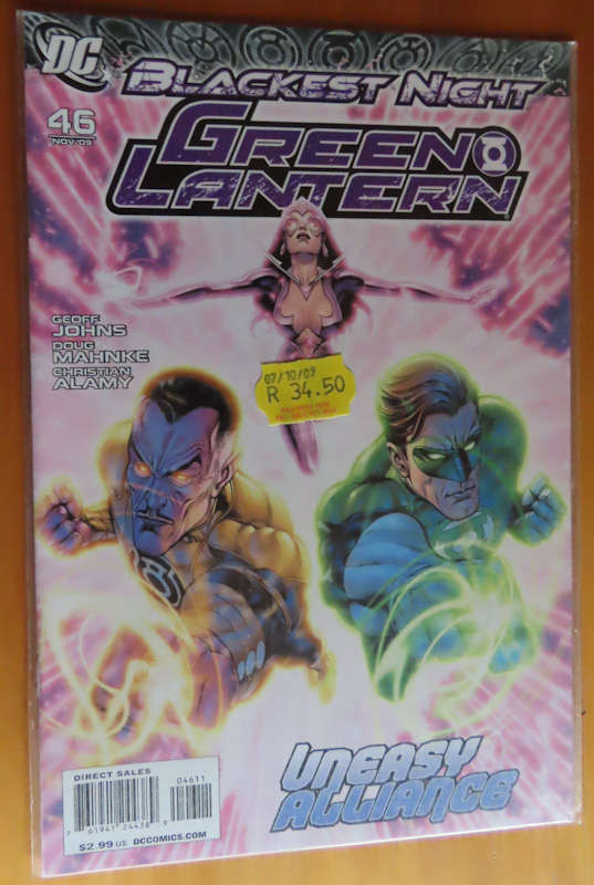 Comics -3 comics Green Lantern in plastic sleeve never read