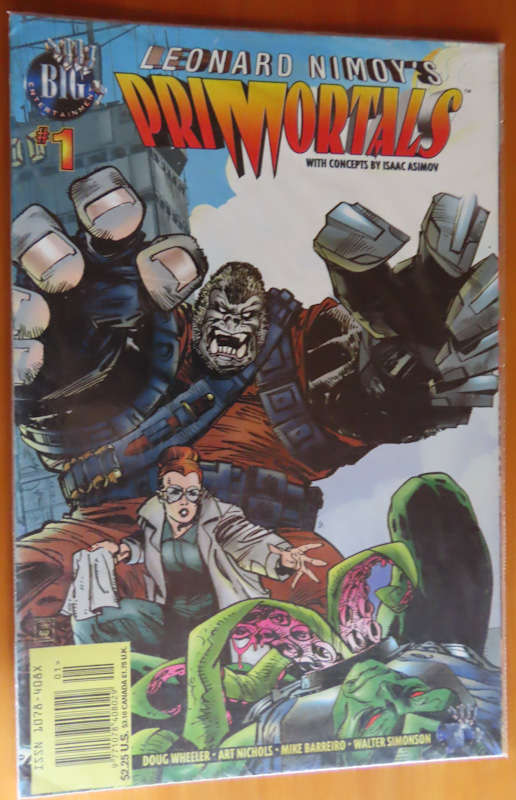 Comics -4 comics in plastic sleeve never read # 6