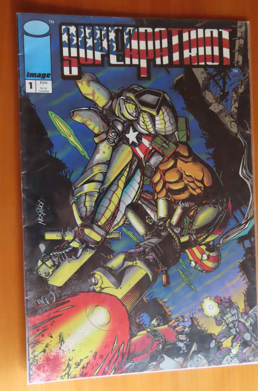 Comics -4 comics in plastic sleeve never read # 4