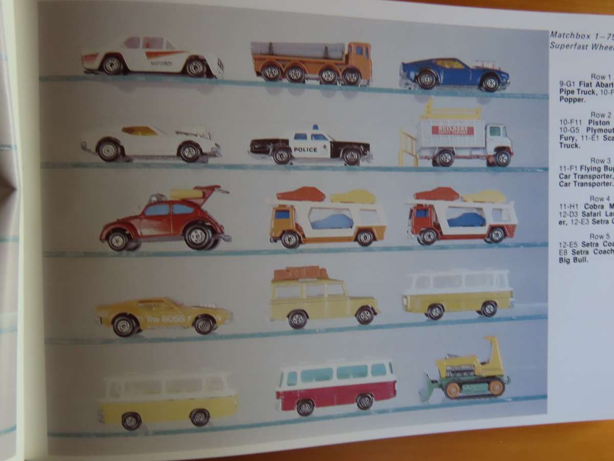 Matchbox Toys - Catalogue of Toys and Prices - Useful for Distinguishing Models and numbers