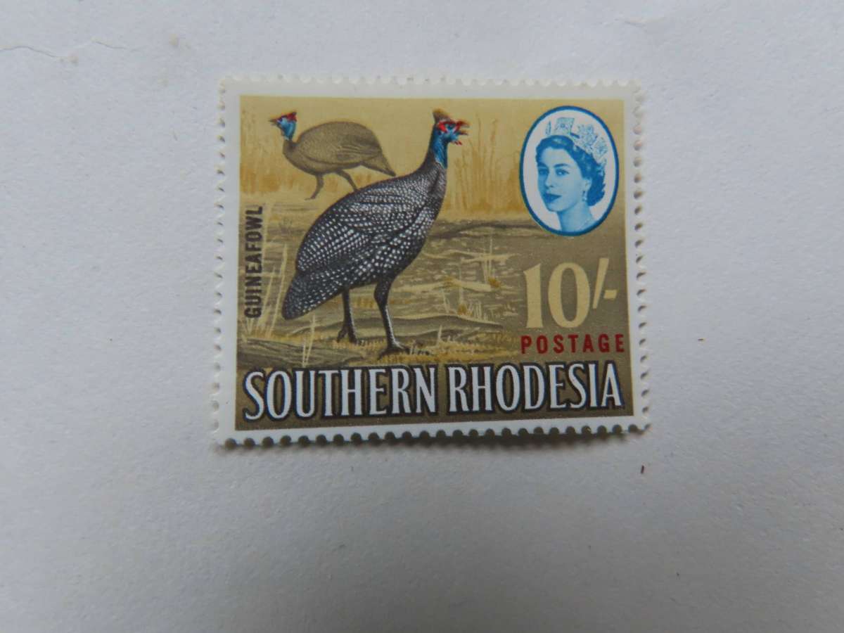 Rhodesia - Stamps - Mardon Part Set High Values 5/-, 10/- and £1