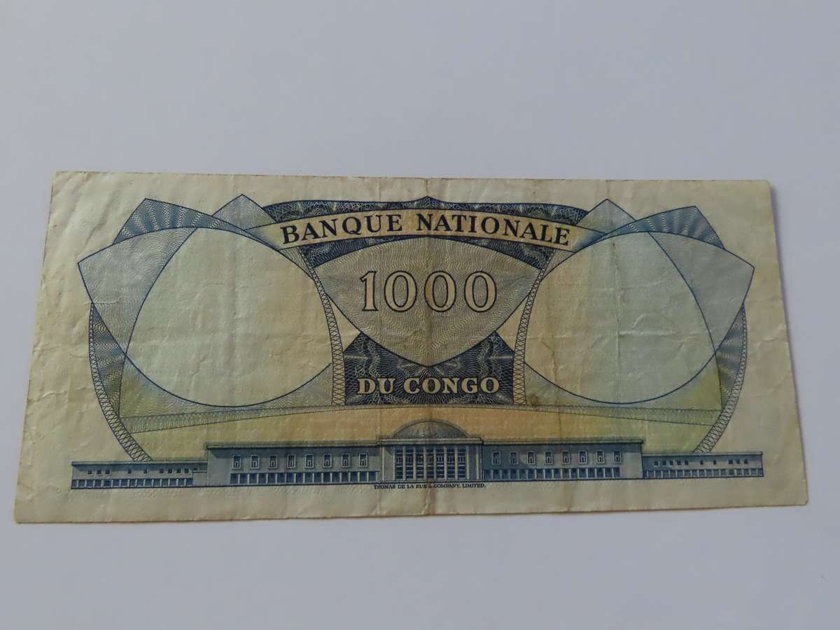 Congo - Banque National Du Congo - 15-12-61 - 1000 Francs VF to EF