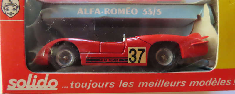 Alfa Romeo 33/3 - Solido boxed never played with