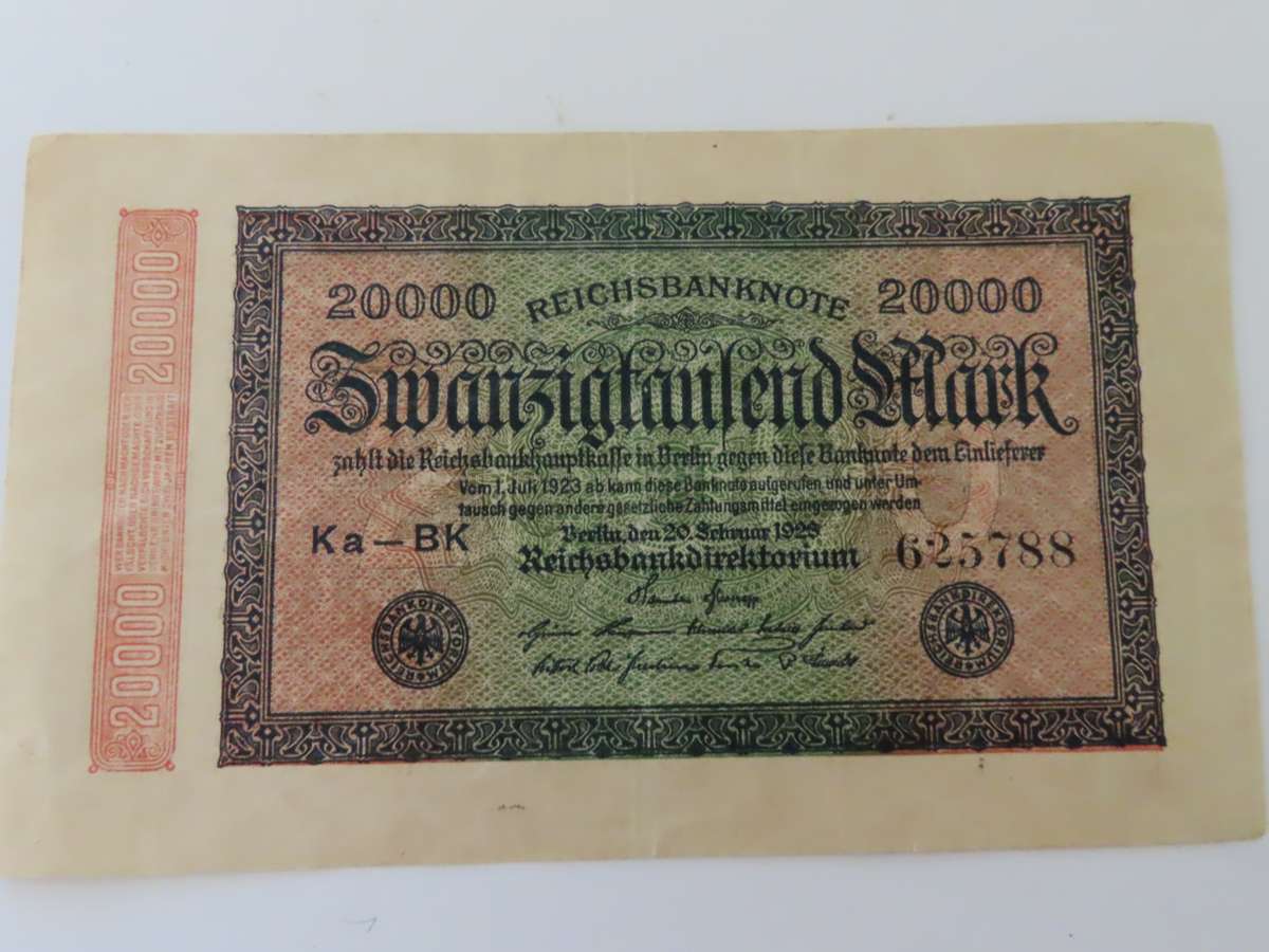 Germany - 20000 Mark 20 February 1929 - EF - A/UNC