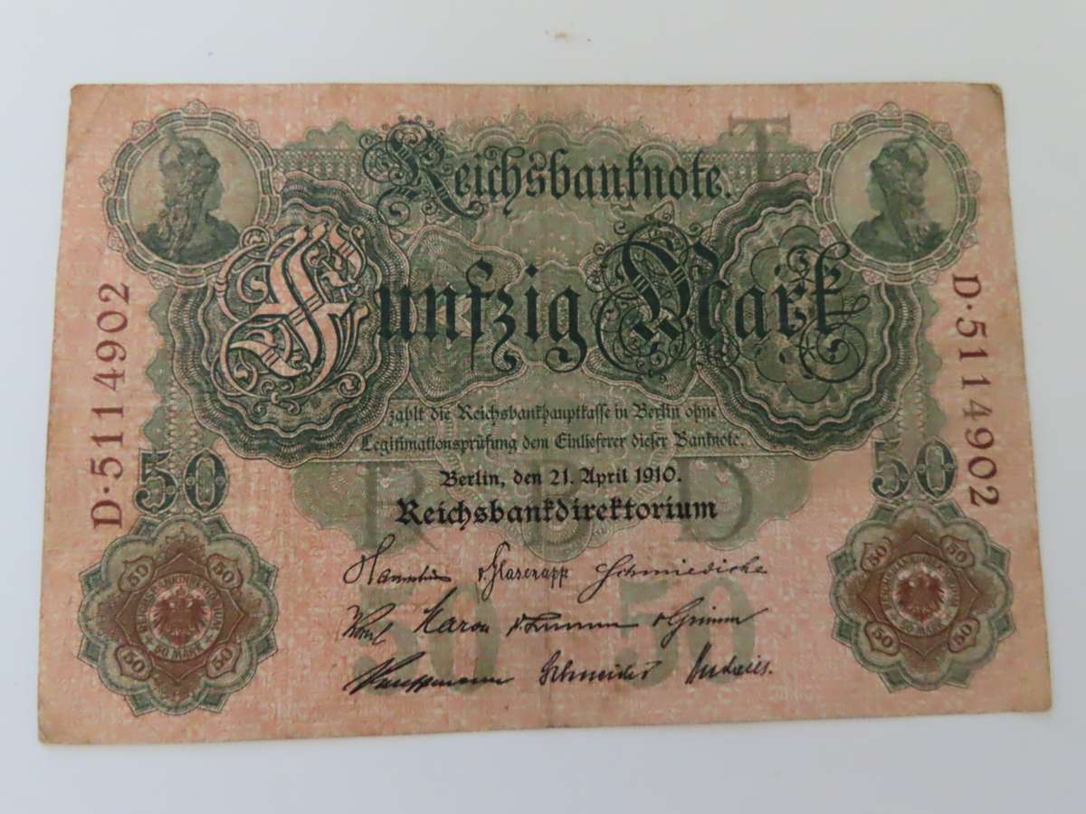 Germany - 50 Mark 21 April 1910 - VF - EF