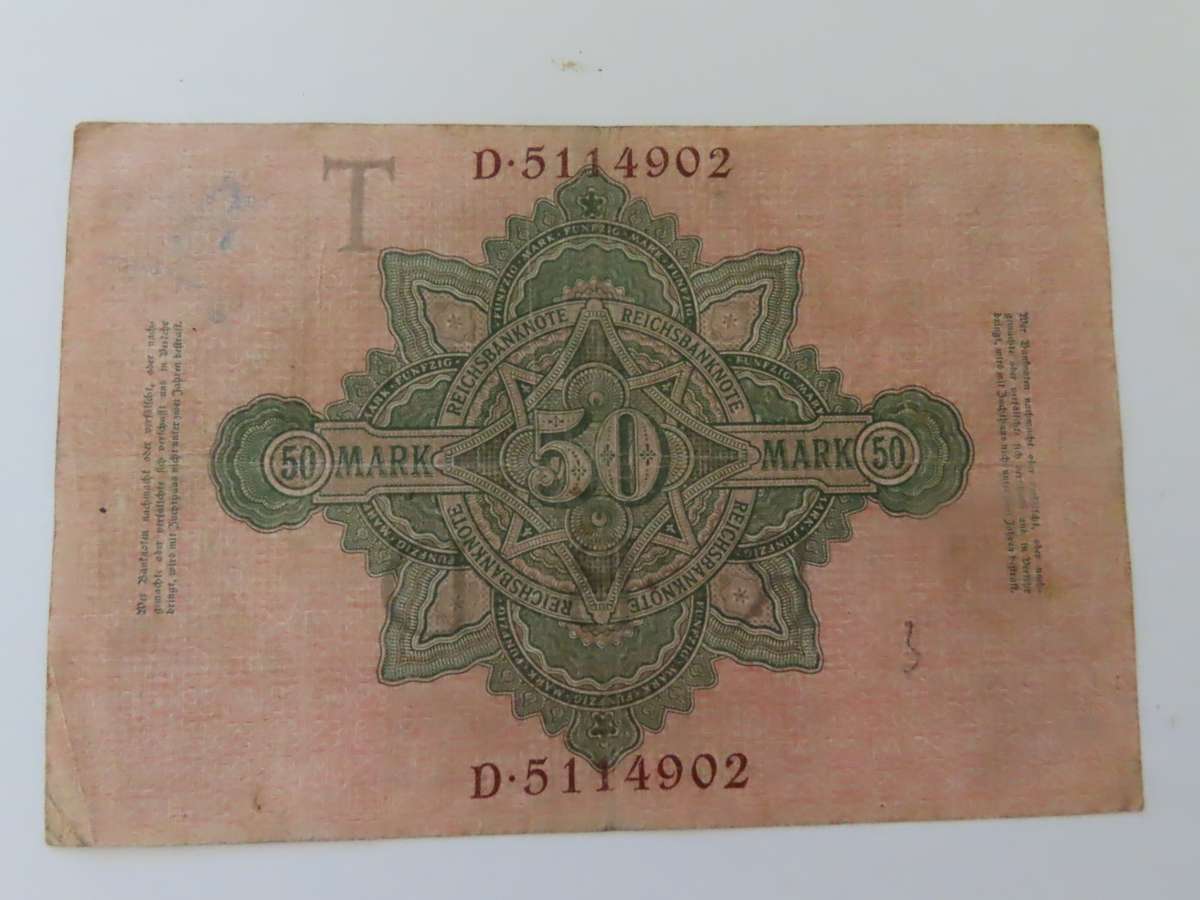 Germany - 50 Mark 21 April 1910 - VF - EF