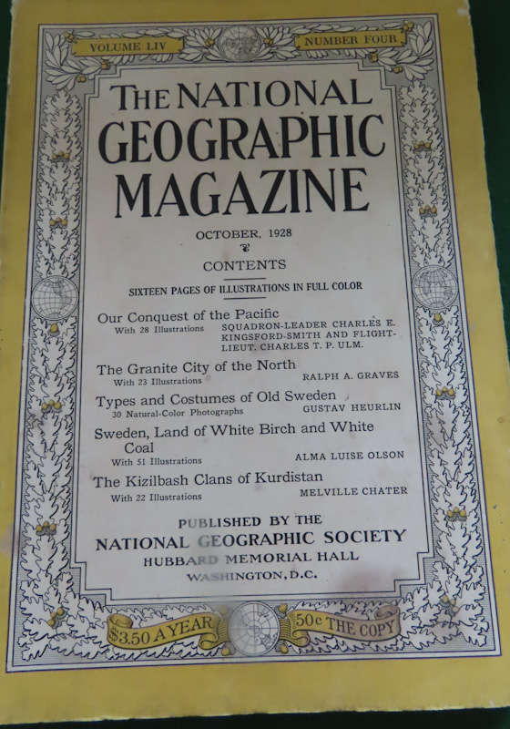 National Geographic Magazine - October 1928