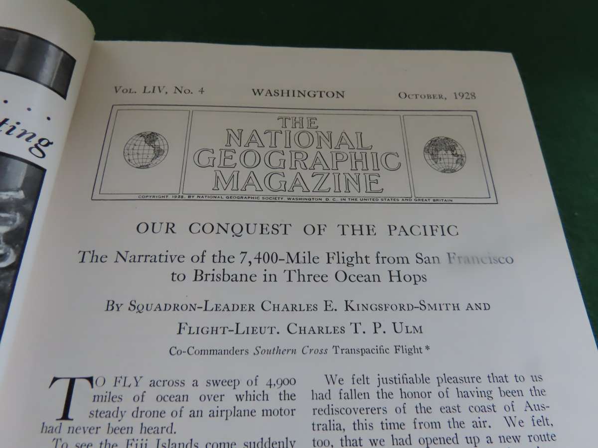 National Geographic Magazine - October 1928