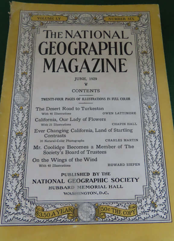 National Geographic Magazine - June 1929