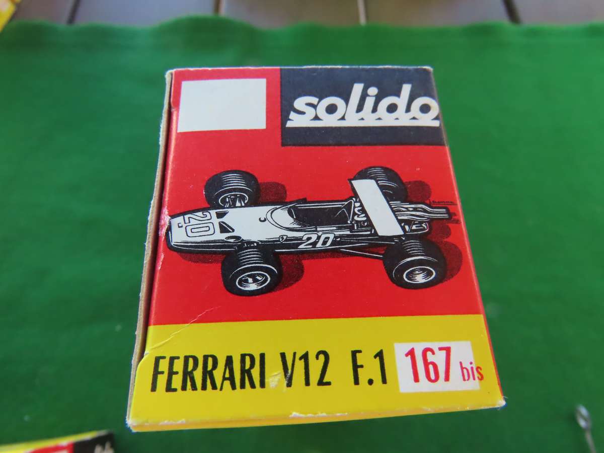 Ferrari V12 F1 - Solido boxed never played with