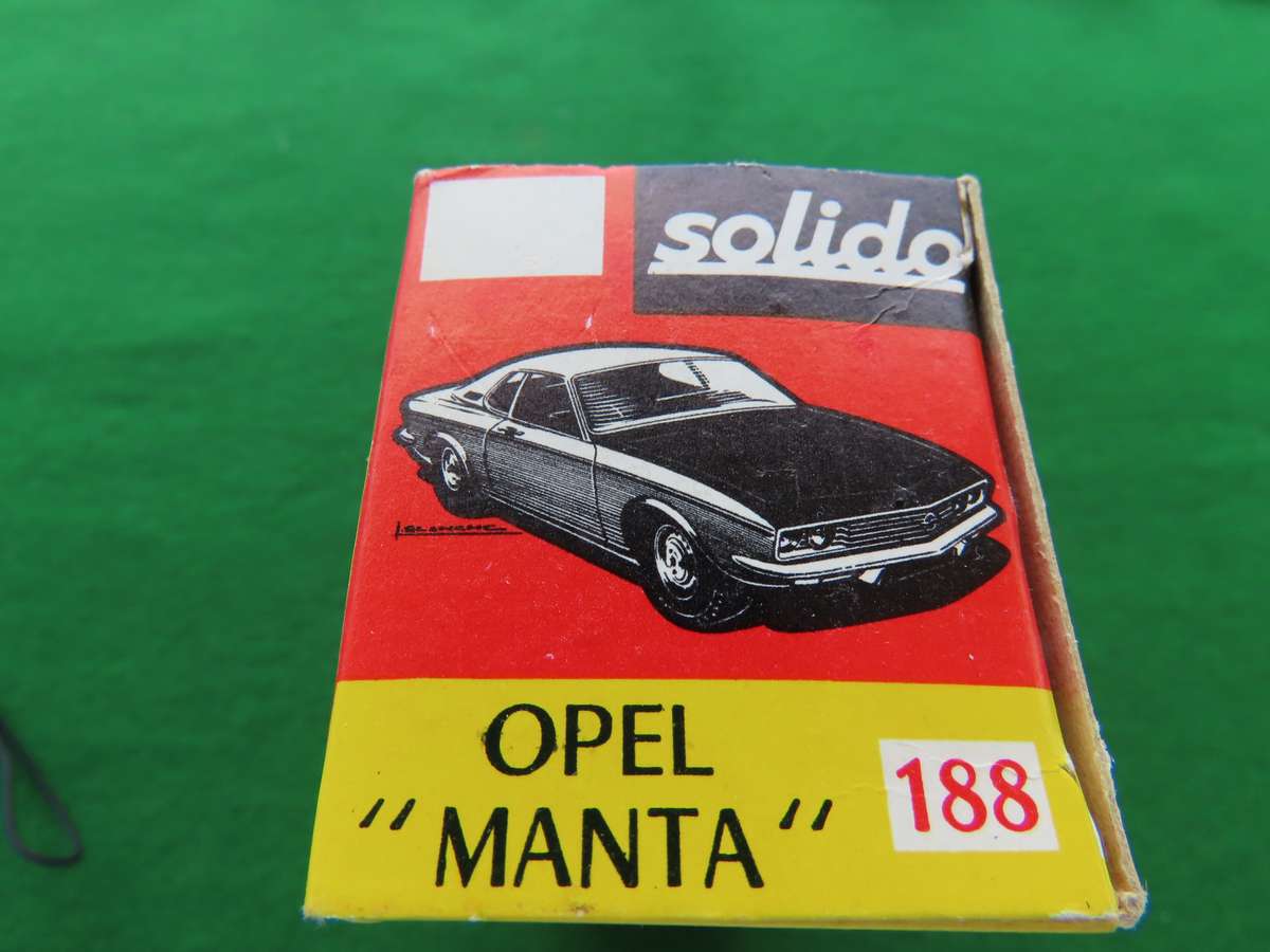 Opel Manta - Solido boxed never played with