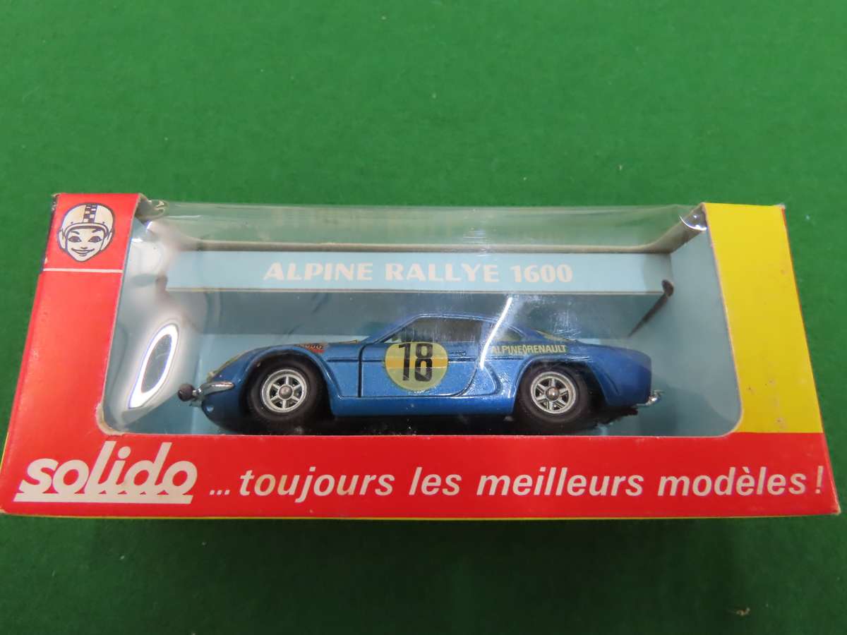 Alpine Rallye 1600 - Solido boxed never played with
