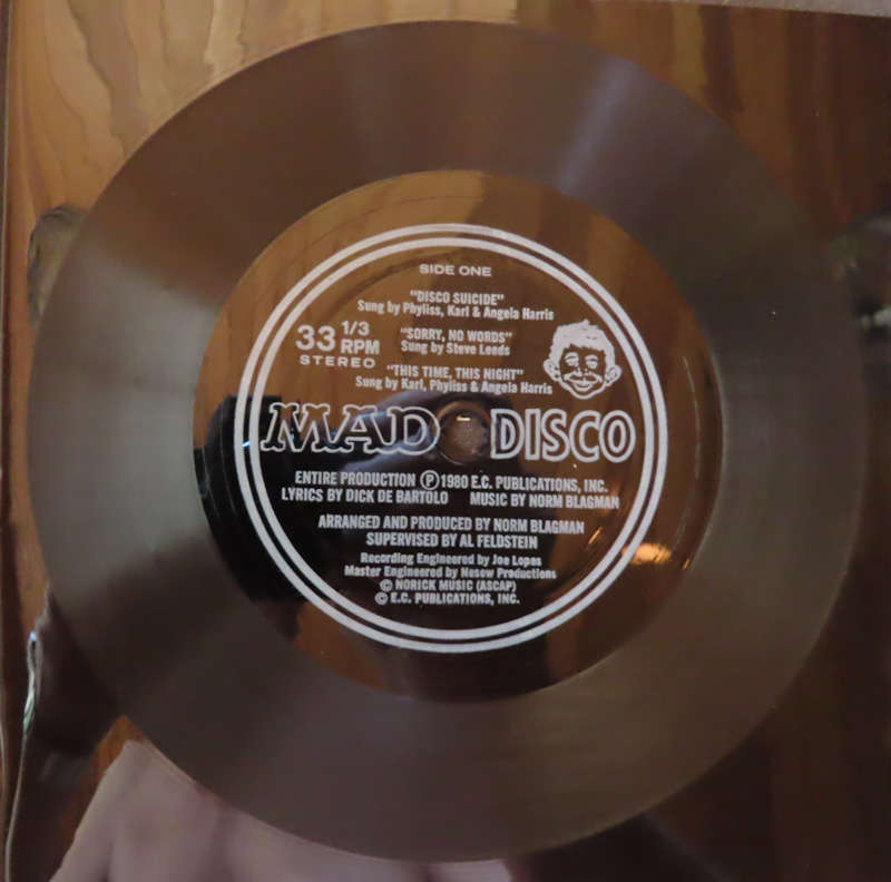 Mad Magazine - Mad Disco - 1980 with Disco Record