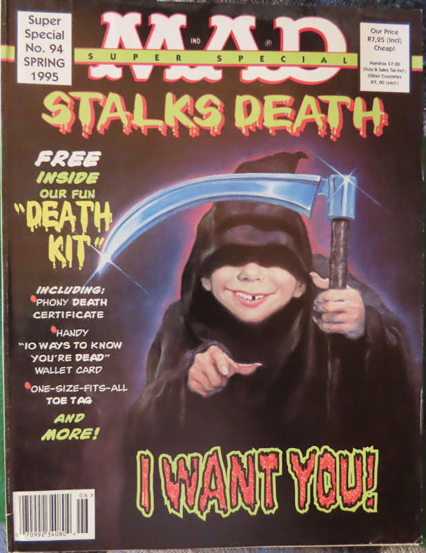Mad Magazine - Mad Super Special No. 94 - Spring 1995 complete with Death Kit