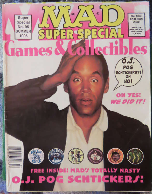 Mad Magazine - Mad Super Special No. 95 - Summer 1995 complete with Stickers