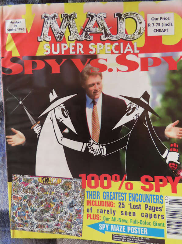 Mad Magazine - Mad No. 98 - Spring 1996 complete with Spy Maze Poster
