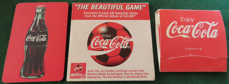 Coca- Cola - Phone Address Book - Coca Cola CD - Coca Cola Golf Tees and Marker