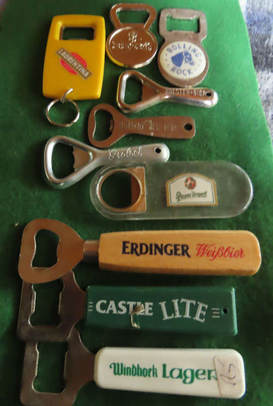 Bar Items - 10 Different Bottle Openers