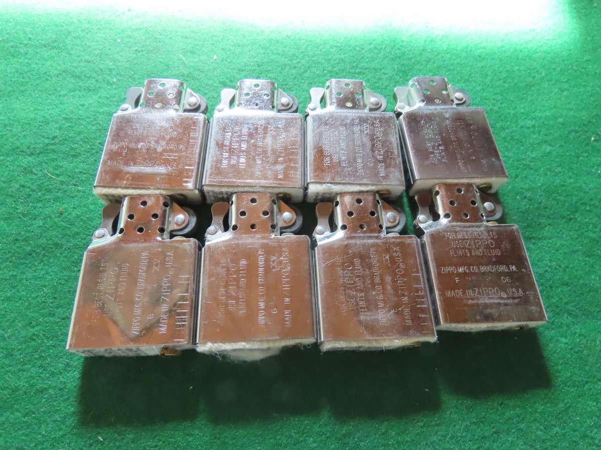 Zippo - 8 Lighter Inners - Genuine Zippo