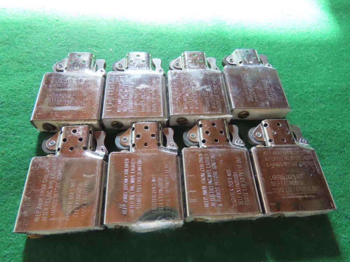 Zippo - 8 Lighter Inners - Genuine Zippo