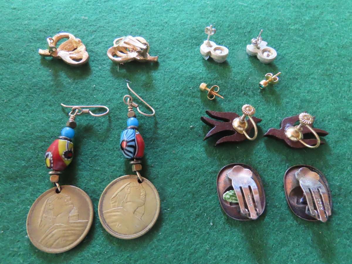 Costume Jewellery - 6 Pairs Earrings # 3