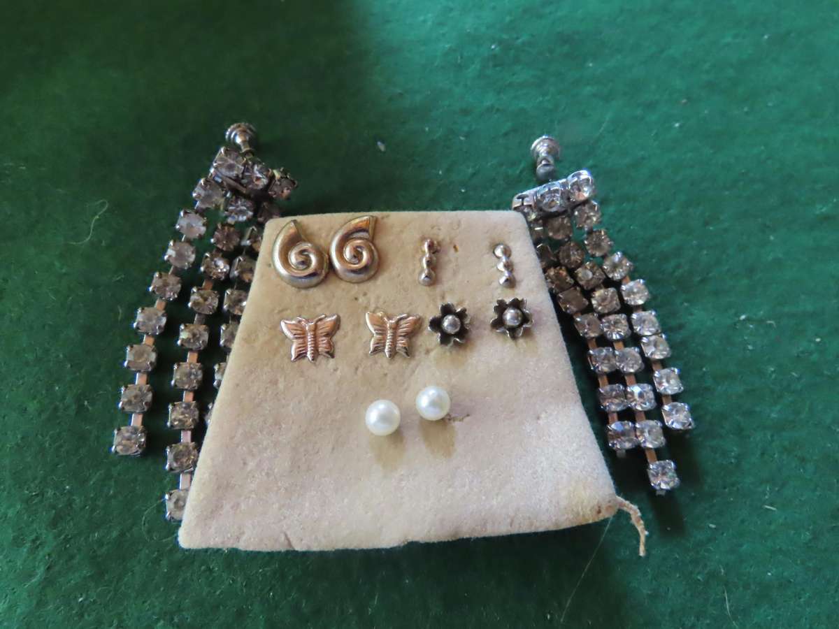Costume Jewellery - 6 Pairs Earrings # 1