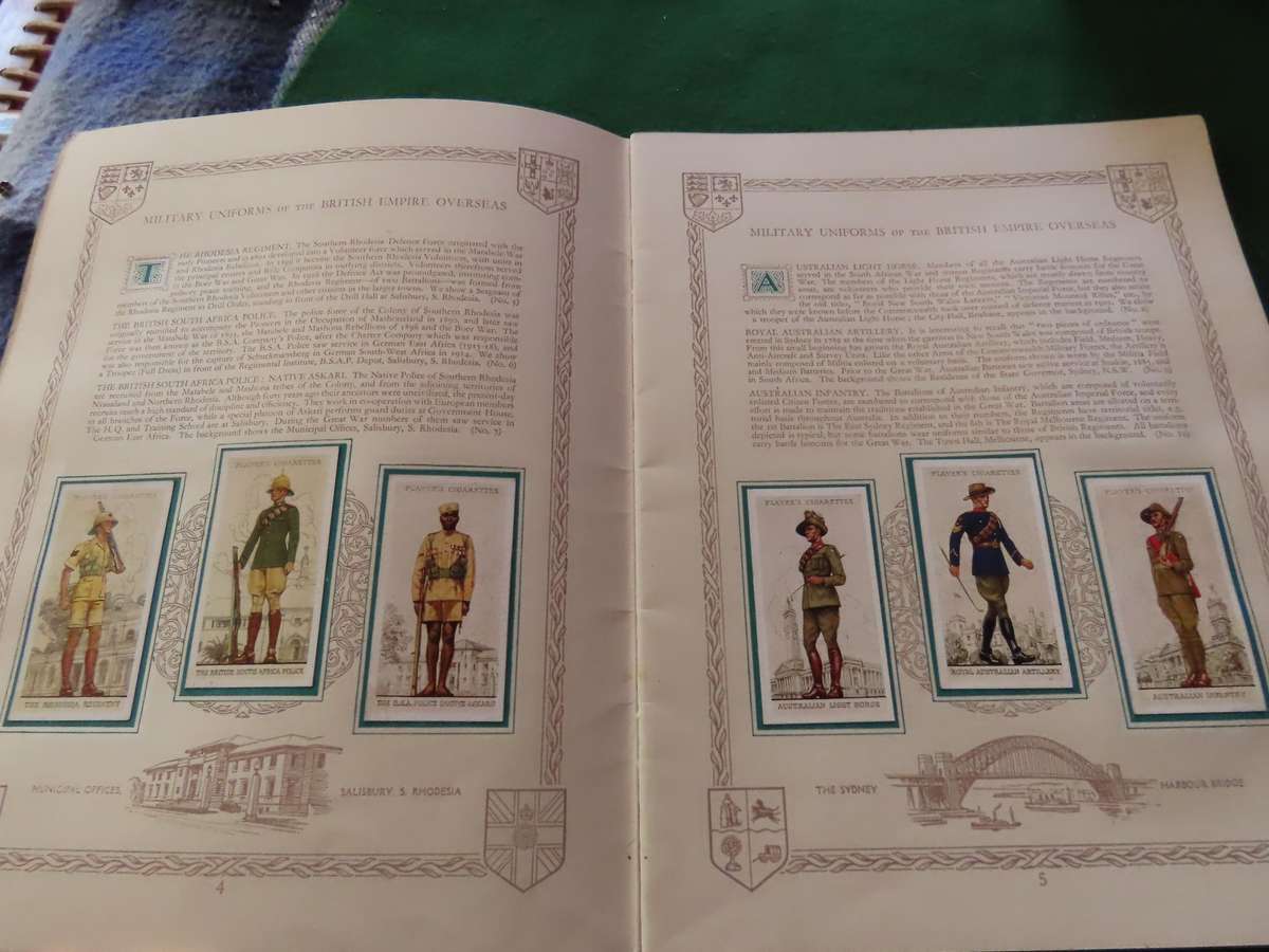 Cigarette Cards - Complete Book of Military Uniforms of the British Empire Overseas