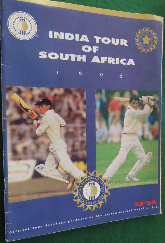 South Africa - Cricket Tours Books 1992, 1994 and 1996/97