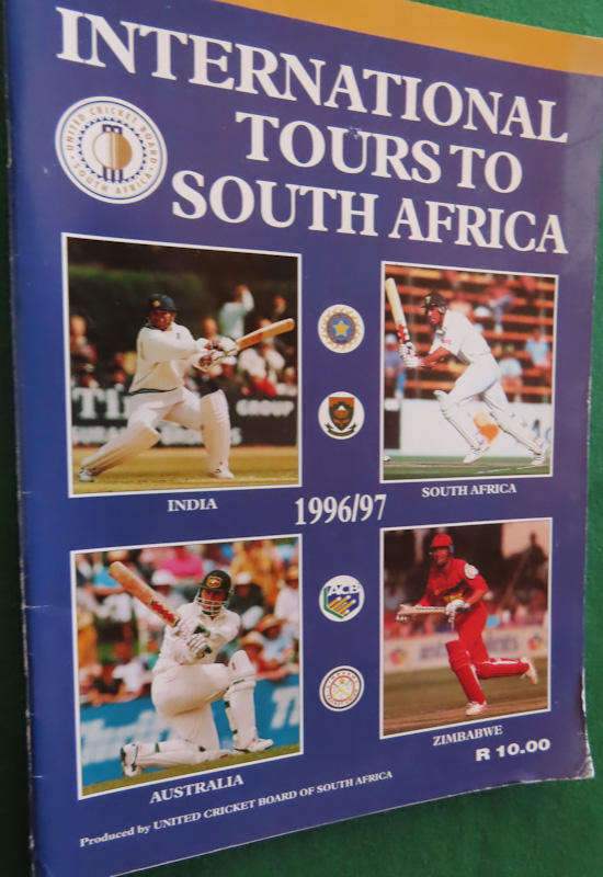 South Africa - Cricket Tours Books 1992, 1994 and 1996/97