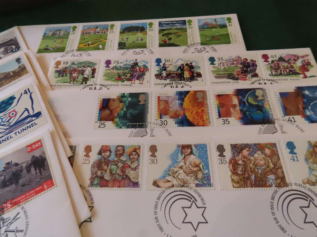 Great Britain - Stamps - 8 First Day Covers 1994