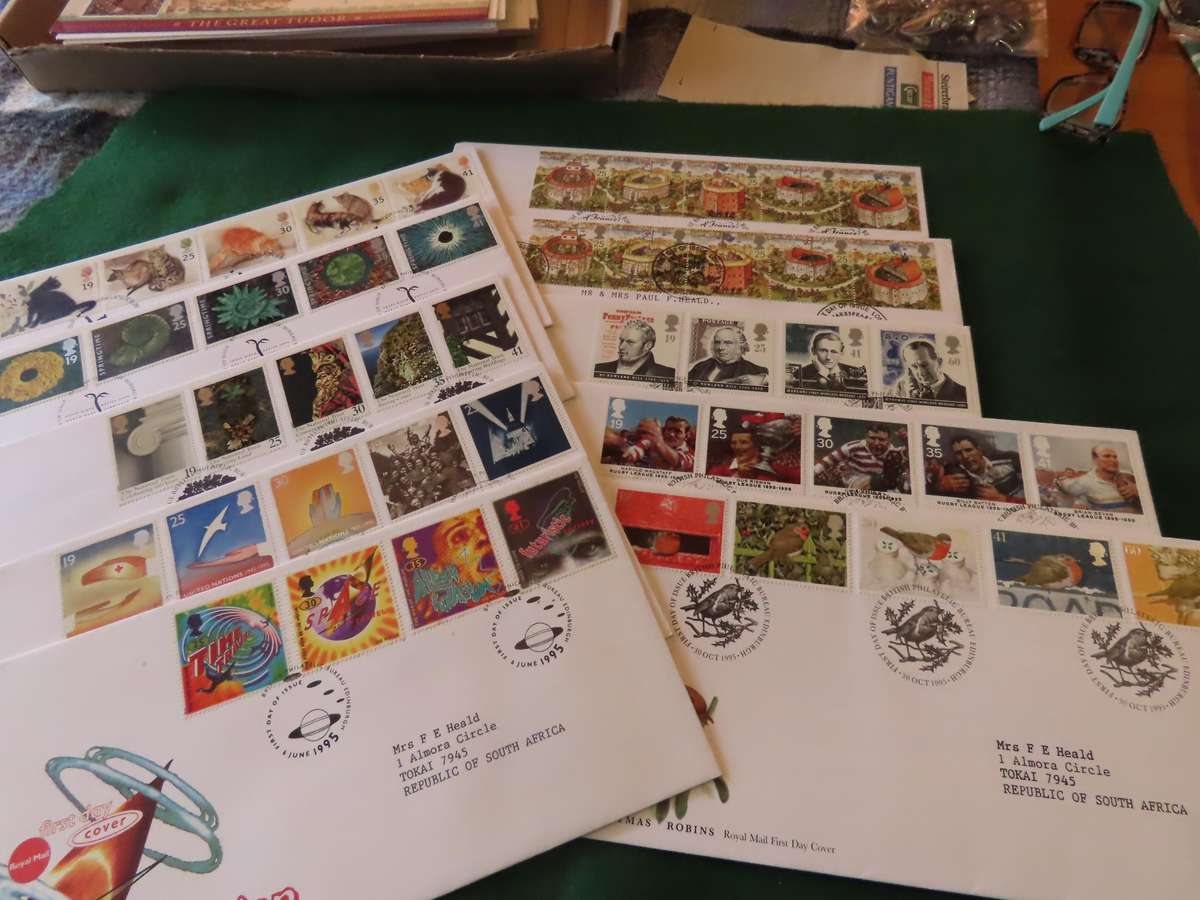 Great Britain - Stamps - 10 First Day Covers 1995