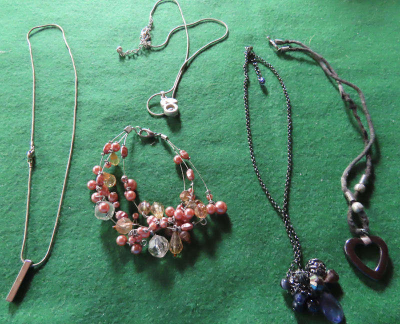 Costume Jewellery -5 Necklaces # 12