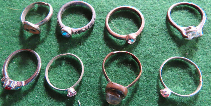 Costume Jewellery - 8 Rings # 2