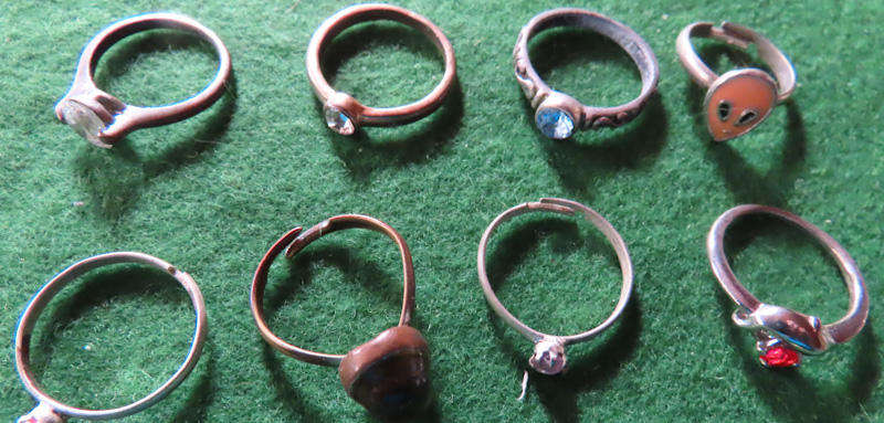 Costume Jewellery - 8 Rings # 2