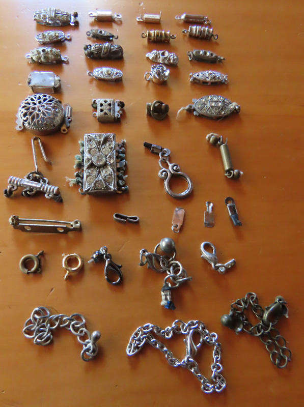 Jewellery - D.I.Y. - Collection of Fasteners etc- Job Lot