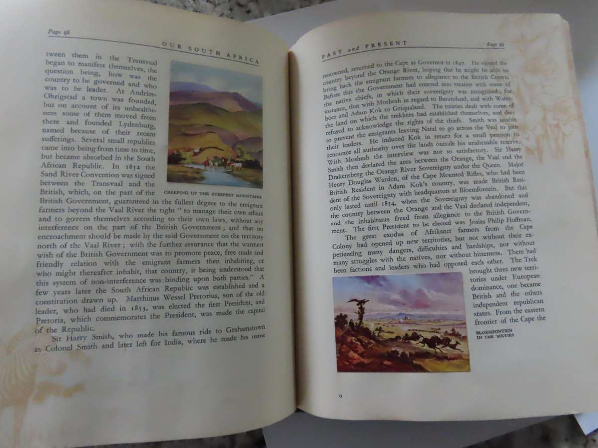 Books - Our South Africa Past and Present - Complete set of Cards