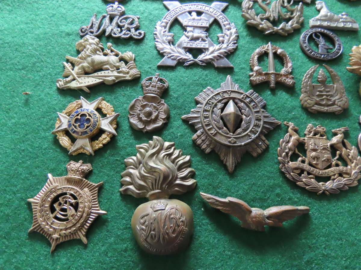 Militaria - Job Lot of Military Badges without lugs/pins