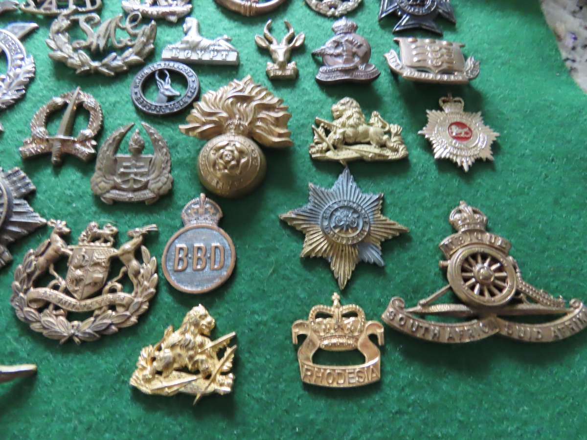 Militaria - Job Lot of Military Badges without lugs/pins