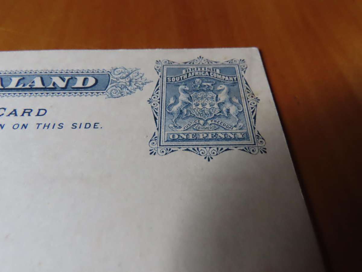 Stamps - Mashonaland - British South Africa Company - 2 Postcards 1 Reply Paid 1d each